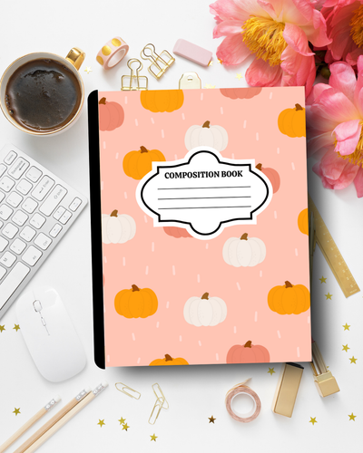 Customized Halloween Composition Notebook – Cozy Aesthetic Journal | Personalized School Supplies