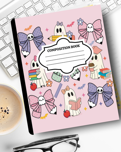 Customized Halloween Composition Notebook – School Aesthetic Journal | Personalized School Supplies