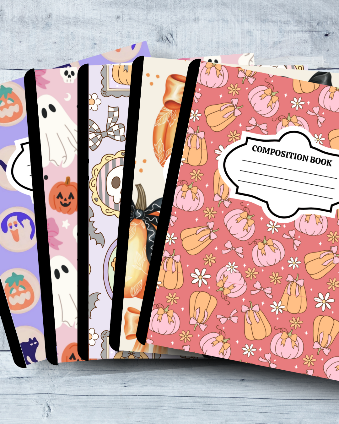 Custom Composition Notebook – Back to School Journal, 80 Pages Personalized School Supplies
