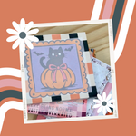 Black Cat - Cute Halloween Mini Notepads – 3x3” Sticky Note Style, 50 Pages