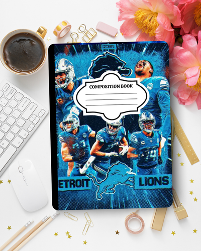 Custom Composition Notebook – Back to School Journal, 80 Pages Personalized School Supplies