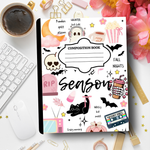 Customized Halloween Composition Notebook – Retro Ghost Aesthetic Journal | Personalized School Supplies