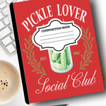 Customized Pickle Coquette Composition Notebook – Pickle Lover Aesthetic Journal | Personalized School Supplies