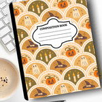 Customized Halloween Composition Notebook – Creep Cute Aesthetic Journal | Personalized School Supplies