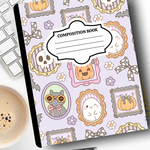 Customized Halloween Composition Notebook – Creep Cute Aesthetic Journal | Personalized School Supplies