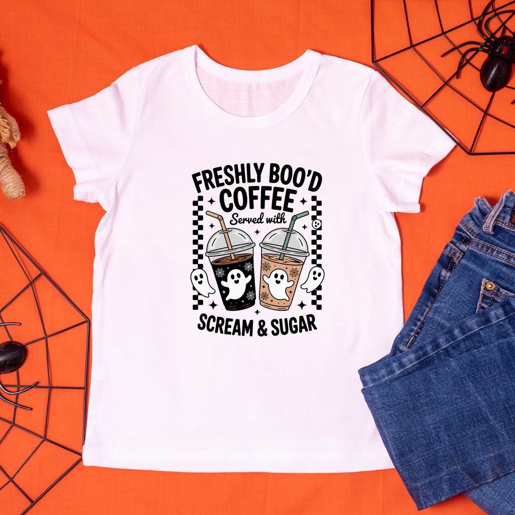Spooky Coffee T-Shirt – Halloween Statement Tee