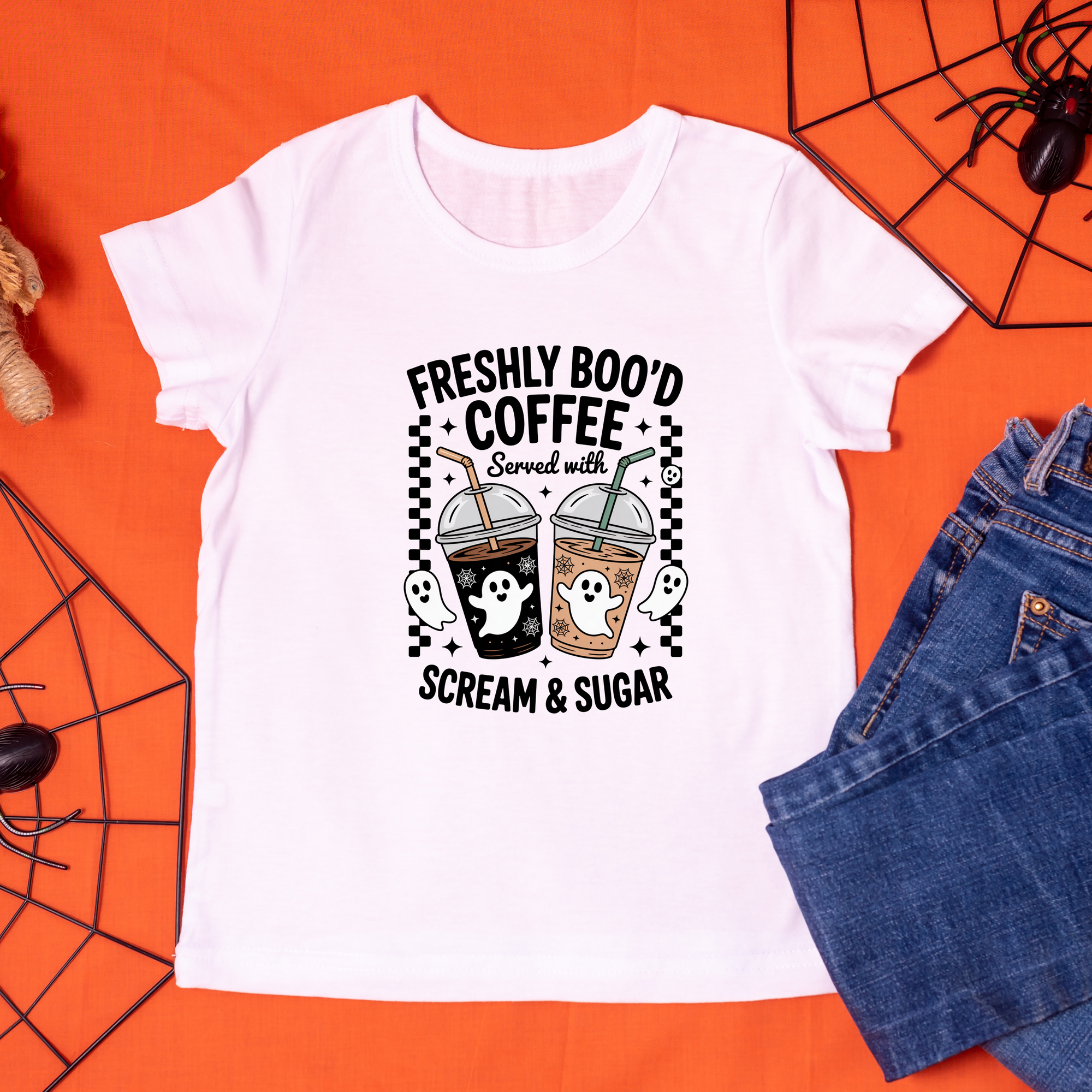 Spooky Coffee T-Shirt – Halloween Statement Tee