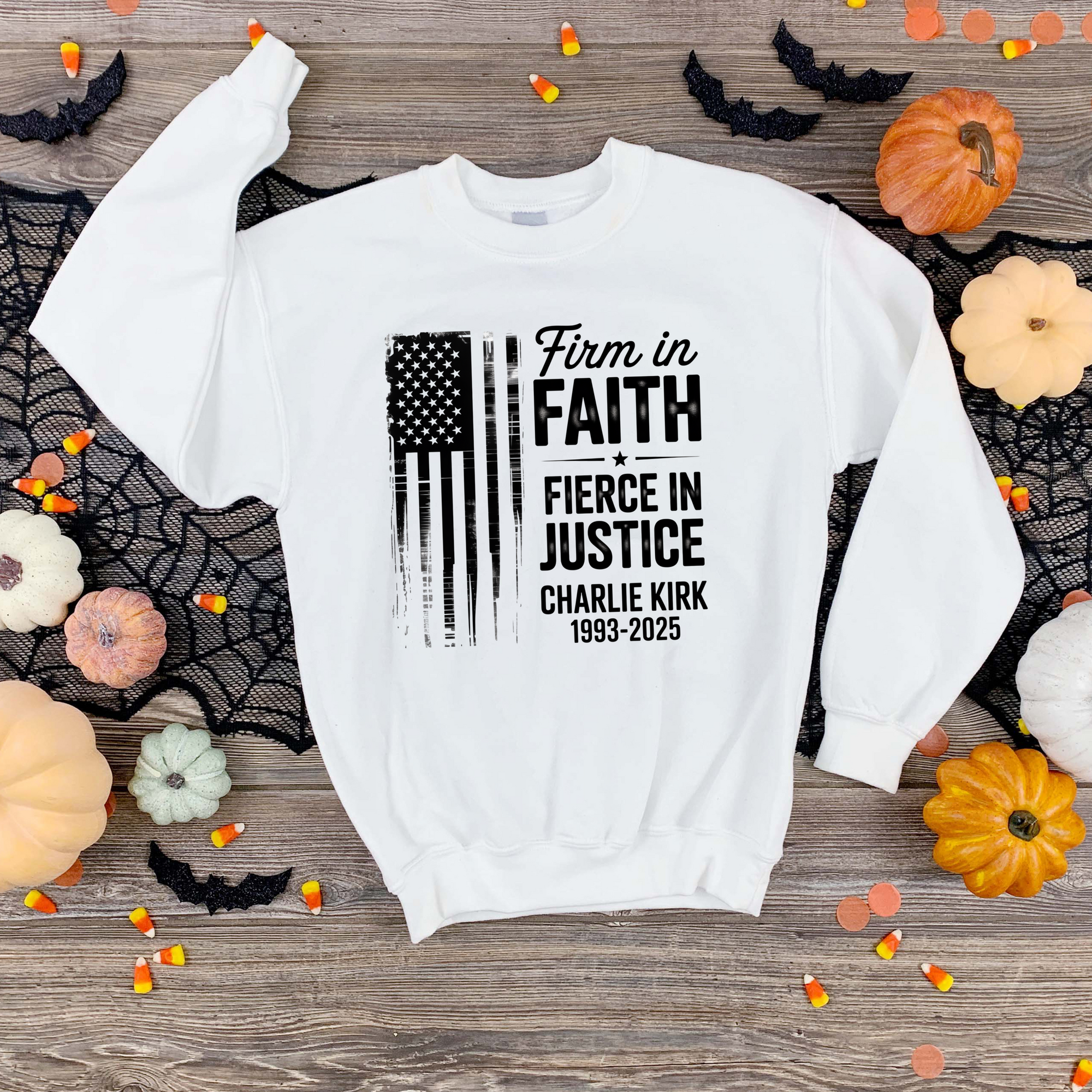 Firm in Faith Sweatshirt – Graphic Tee