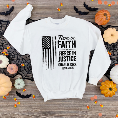 Firm in Faith Sweatshirt – Graphic Tee