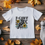 F Caw F T-Shirt – Halloween Statement Tee