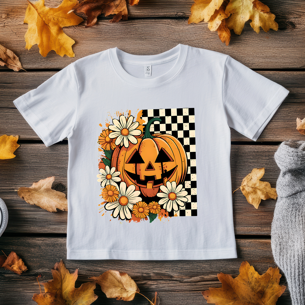 Daisy Pumpkin T-Shirt – Halloween Statement Tee