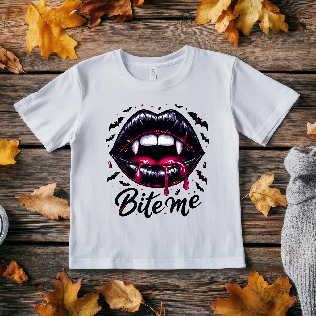 Bite Me T-Shirt – Halloween Statement Tee