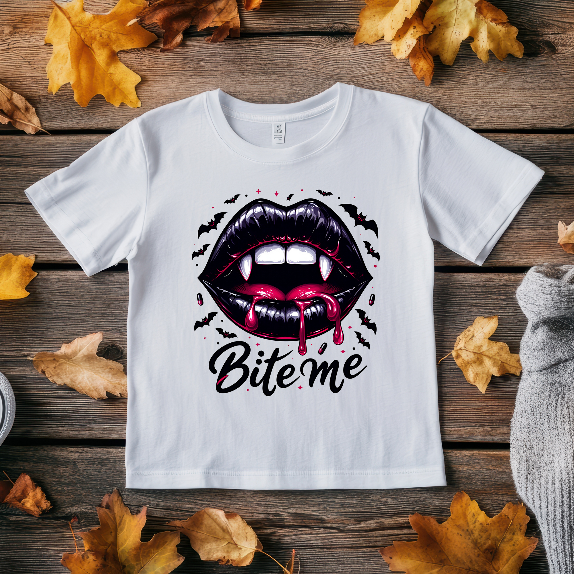 Bite Me T-Shirt – Halloween Statement Tee