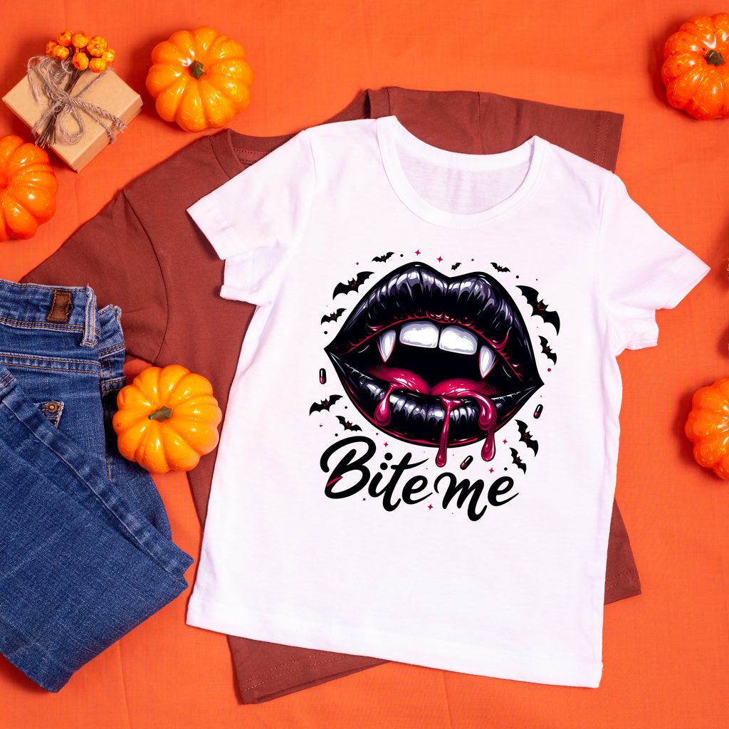 Bite Me T-Shirt – Halloween Statement Tee