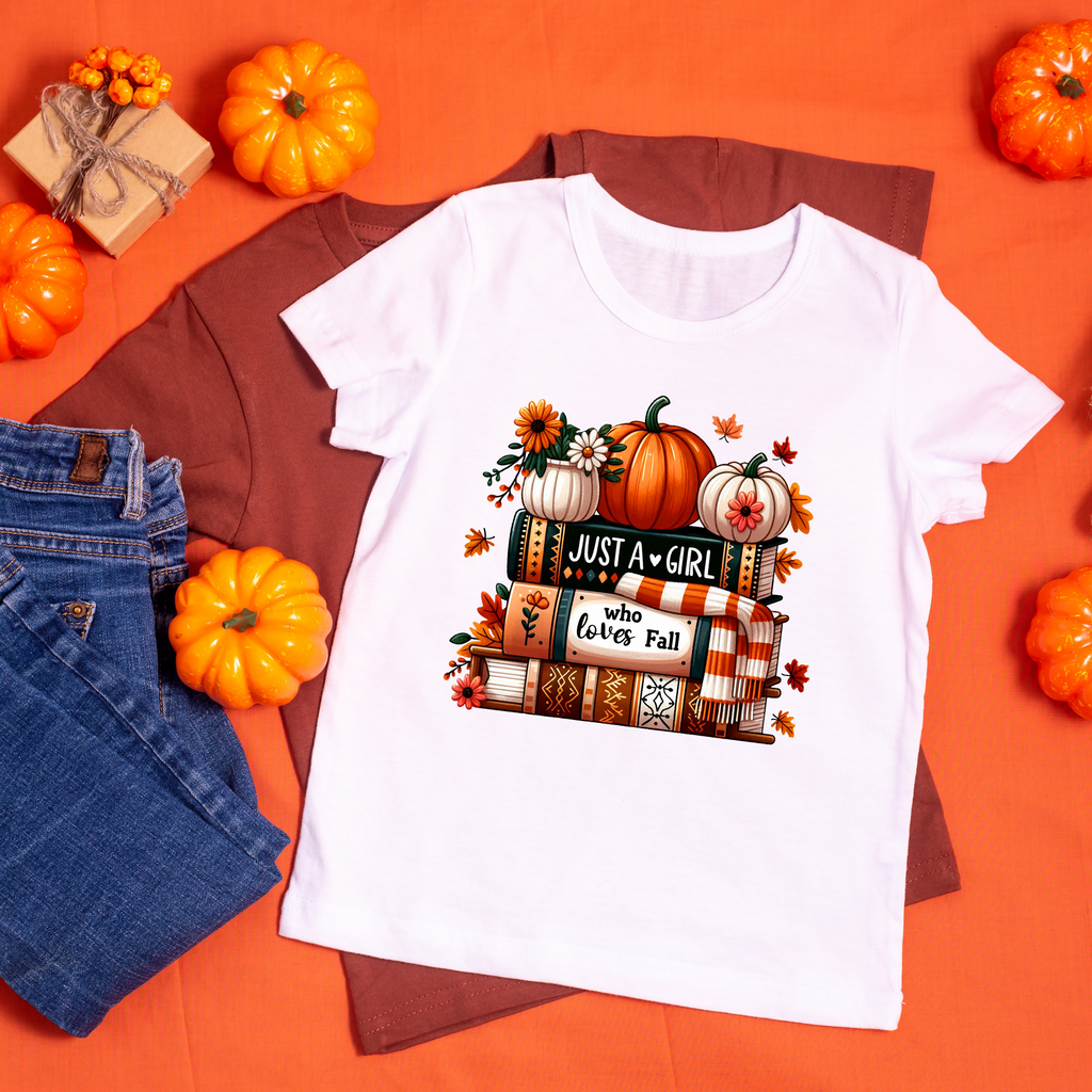 Just A Book Girl T-Shirt – Halloween Statement Tee