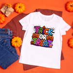 Trick or Treat T-Shirt – Halloween Statement Tee