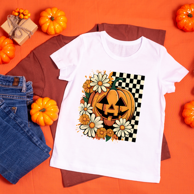 Daisy Pumpkin T-Shirt – Halloween Statement Tee