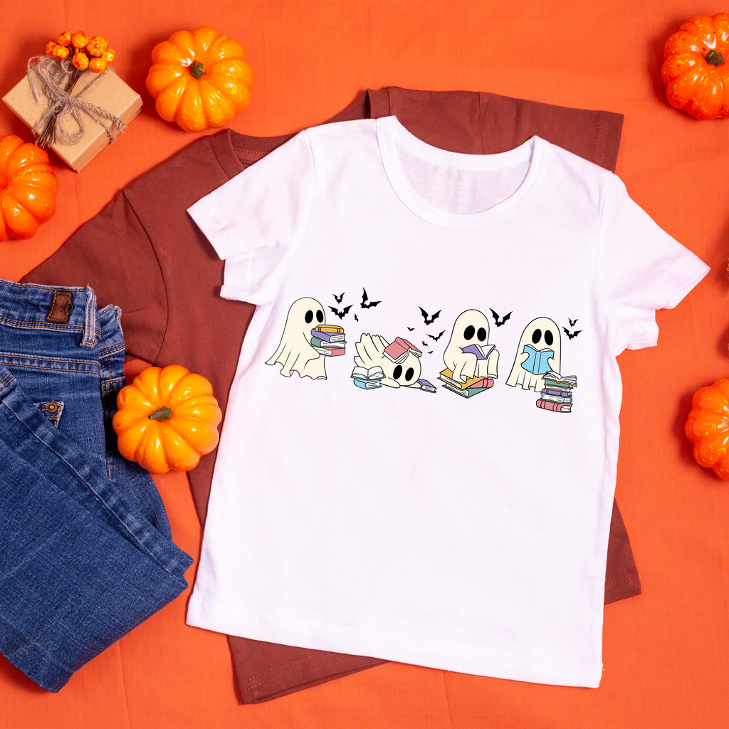 Reading Ghosts T-Shirt – Halloween Statement Tee