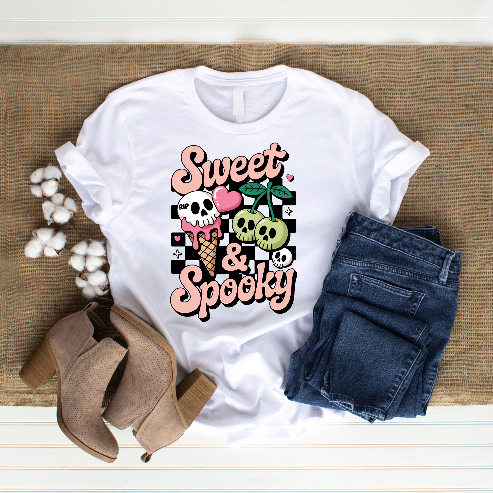 Sweet and Spooky T-Shirt – Halloween Statement Tee