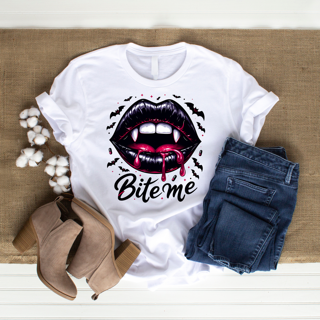 Bite Me T-Shirt – Halloween Statement Tee