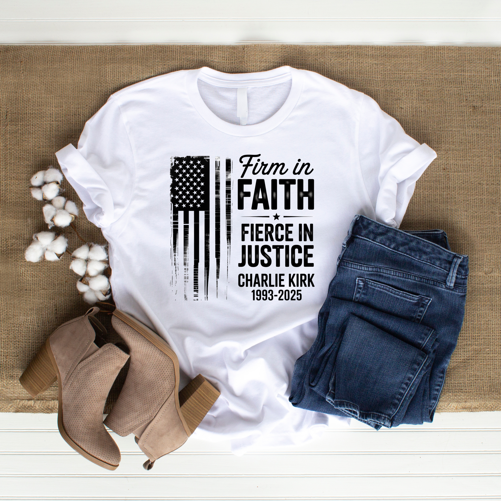 Firm in Faith Sweatshirt – Graphic Tee