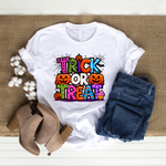Trick or Treat T-Shirt – Halloween Statement Tee