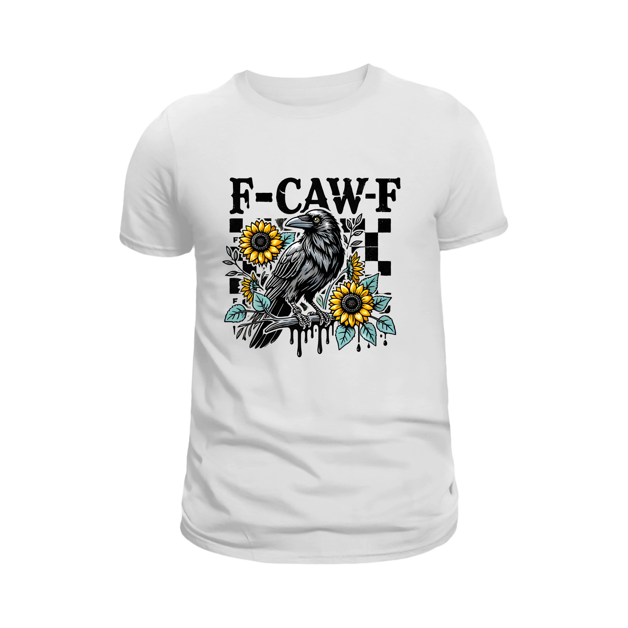 F Caw F T-Shirt – Halloween Statement Tee