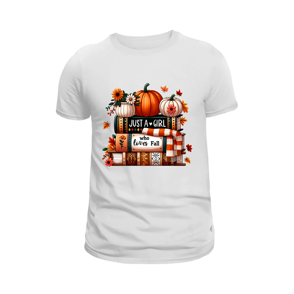Just A Book Girl T-Shirt – Halloween Statement Tee
