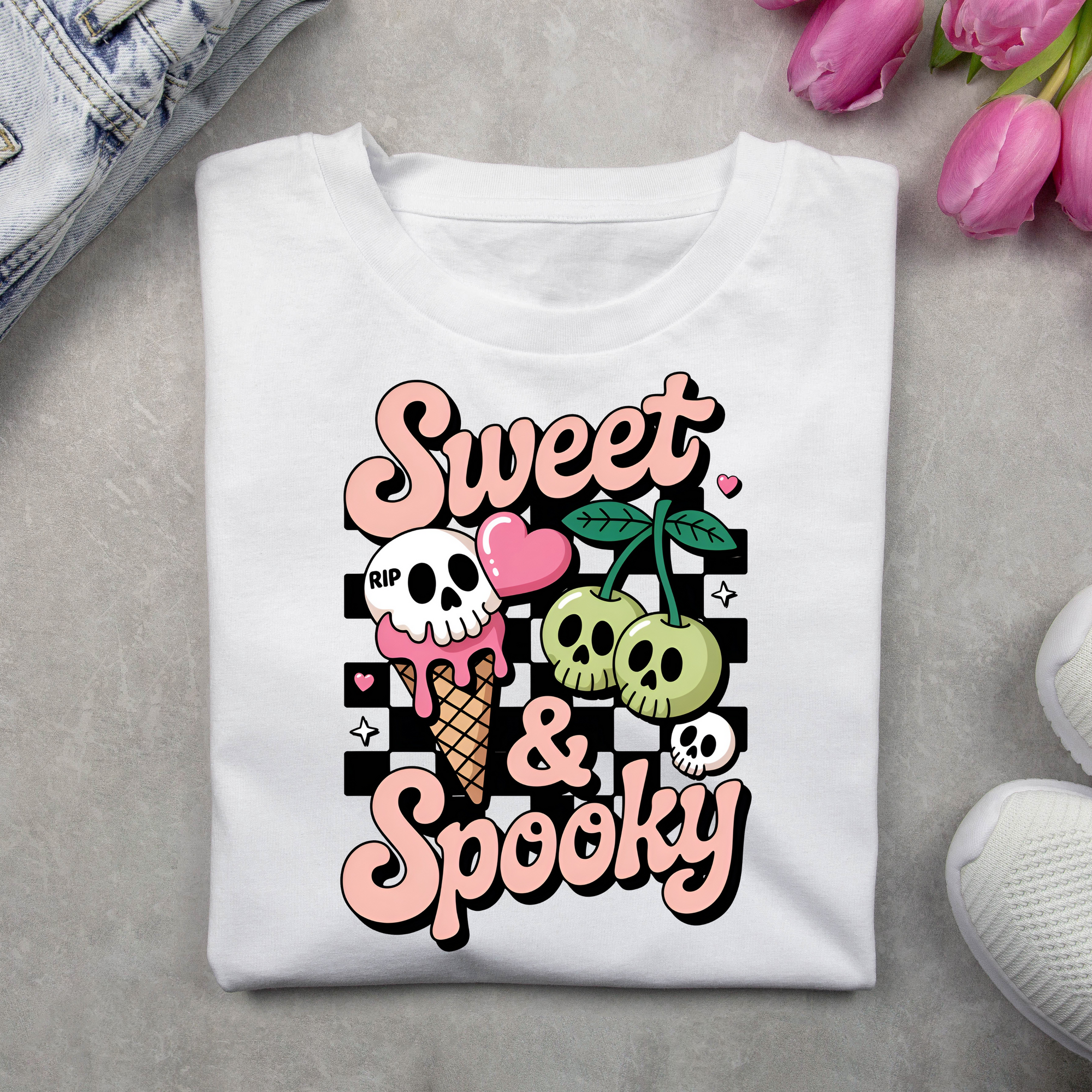 Sweet and Spooky T-Shirt – Halloween Statement Tee