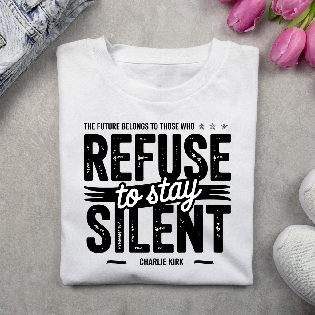 Refuse To Stay Silent Sweatshirt – Graphic Tee