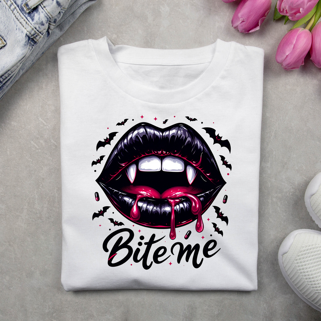 Bite Me T-Shirt – Halloween Statement Tee