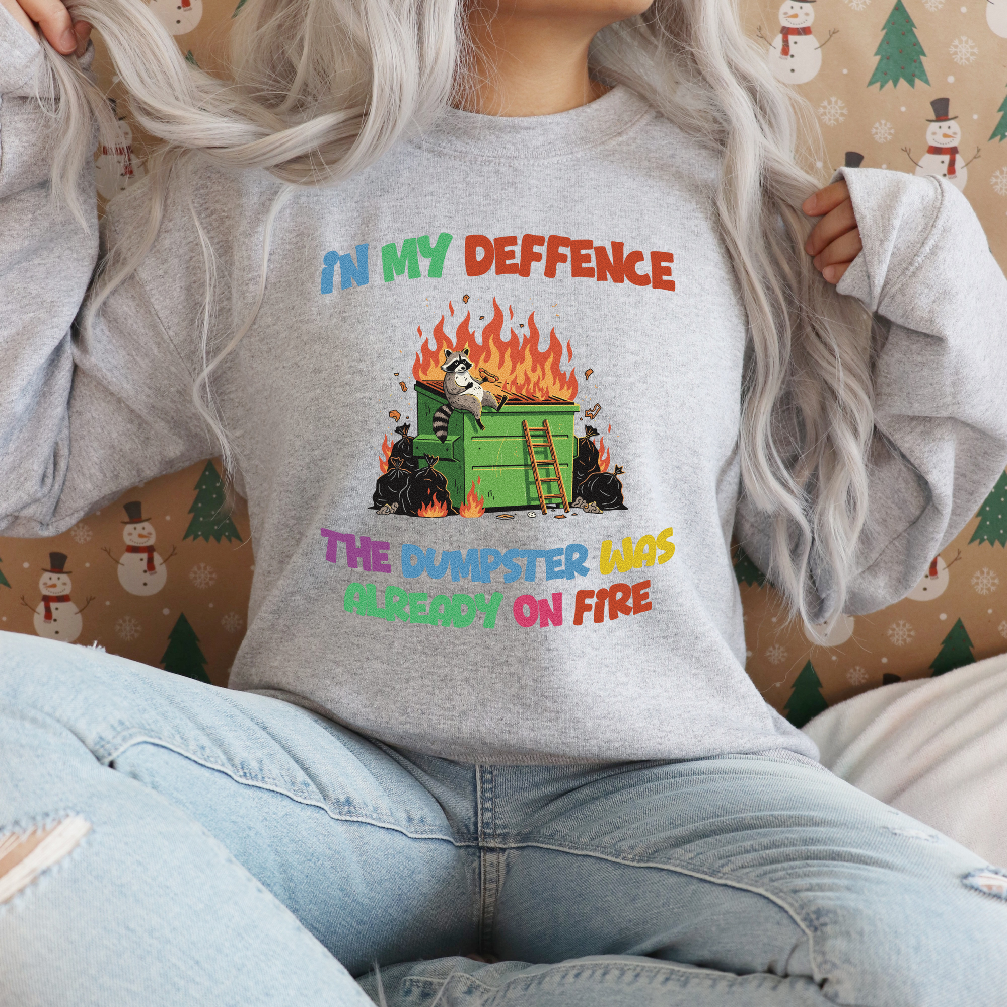 Dumpster Fire T-Shirt – Bold Statement Tee