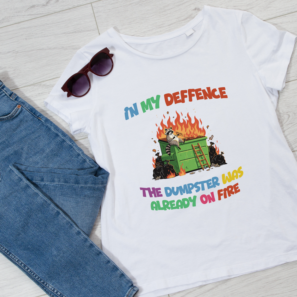 Dumpster Fire T-Shirt – Bold Statement Tee