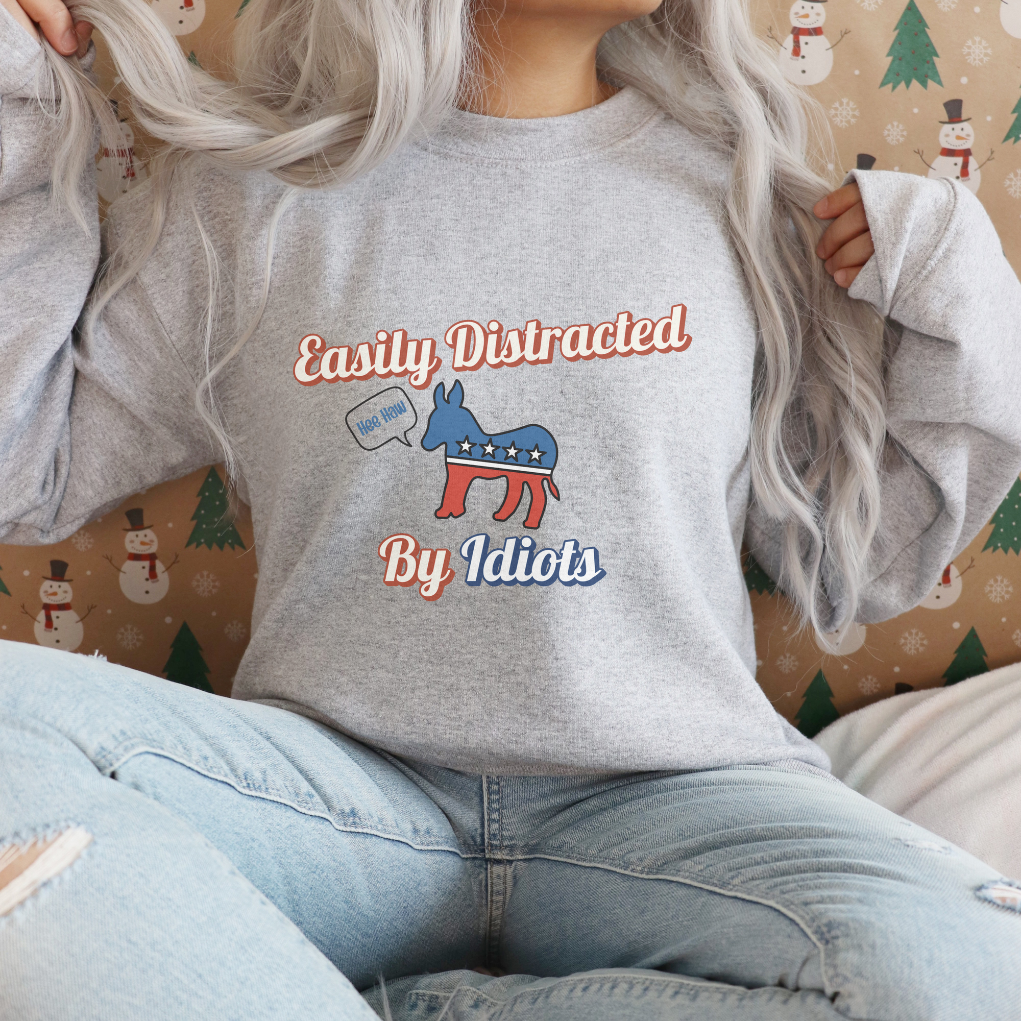 Distracted by Idiots T-Shirt – Bold Identity Statement Tee