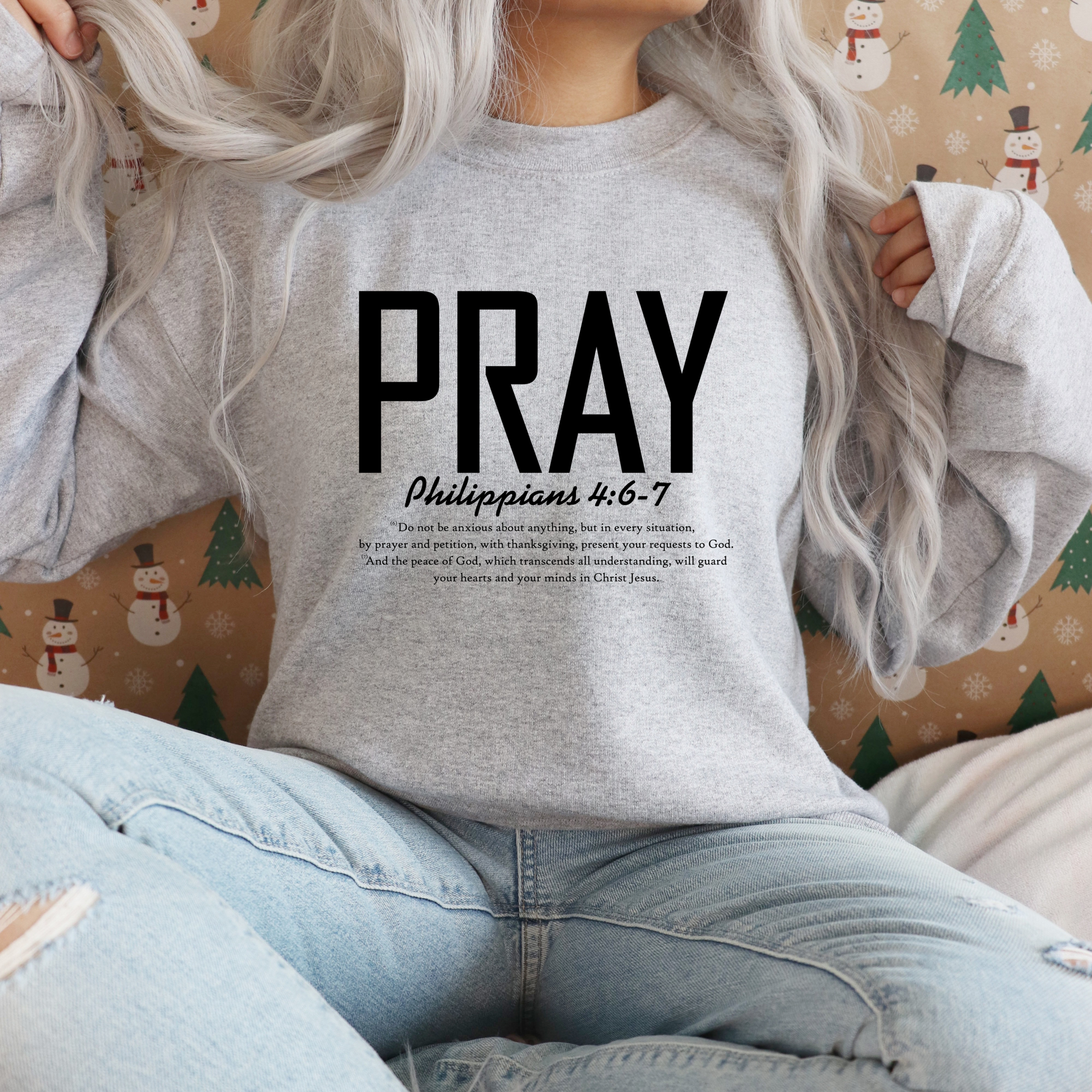 Pray Sweatshirt – Graphic Tee