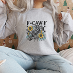 F Caw F T-Shirt – Halloween Statement Tee