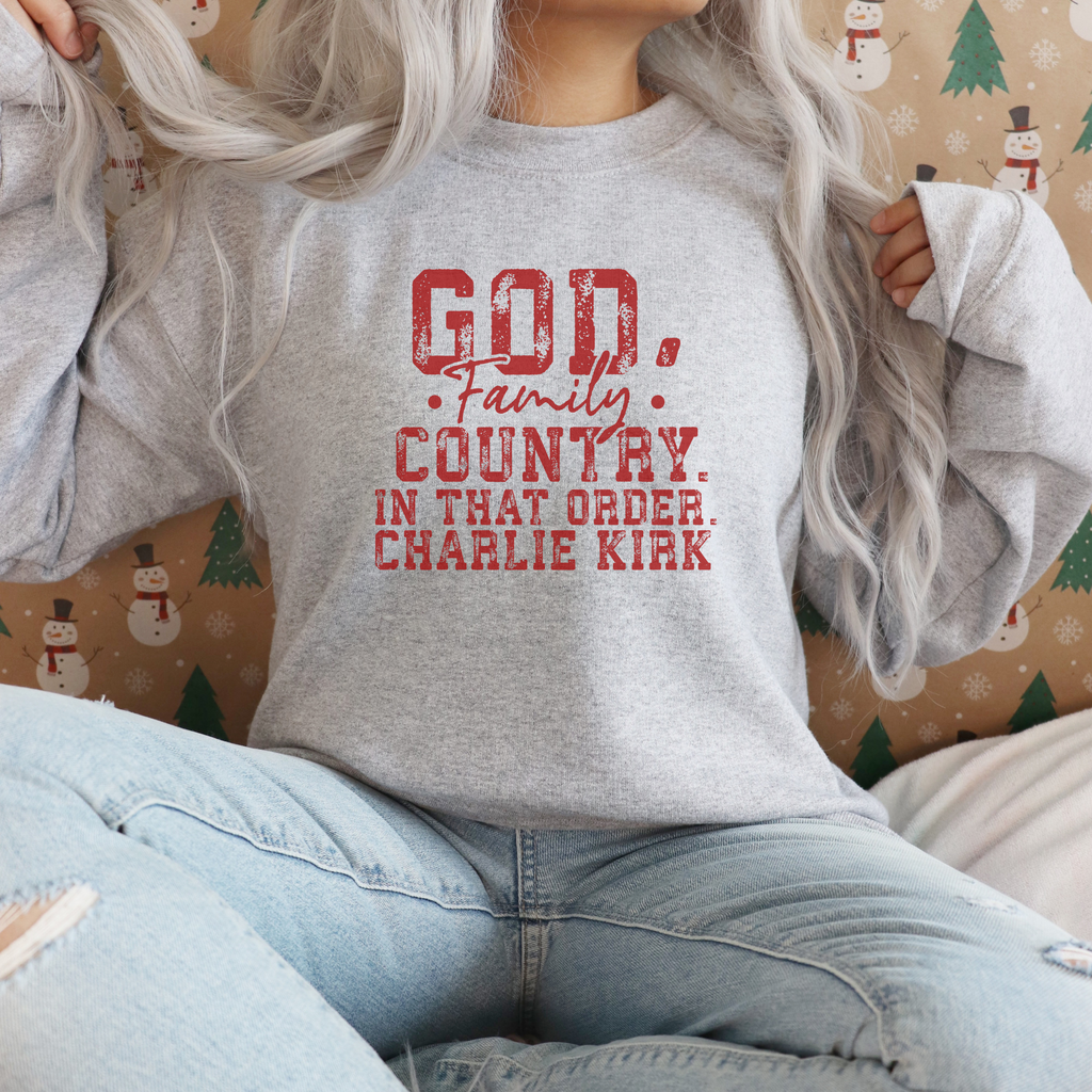 God Family Country Sweatshirt – Graphic Tee