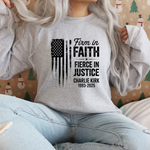 Firm in Faith Sweatshirt – Graphic Tee