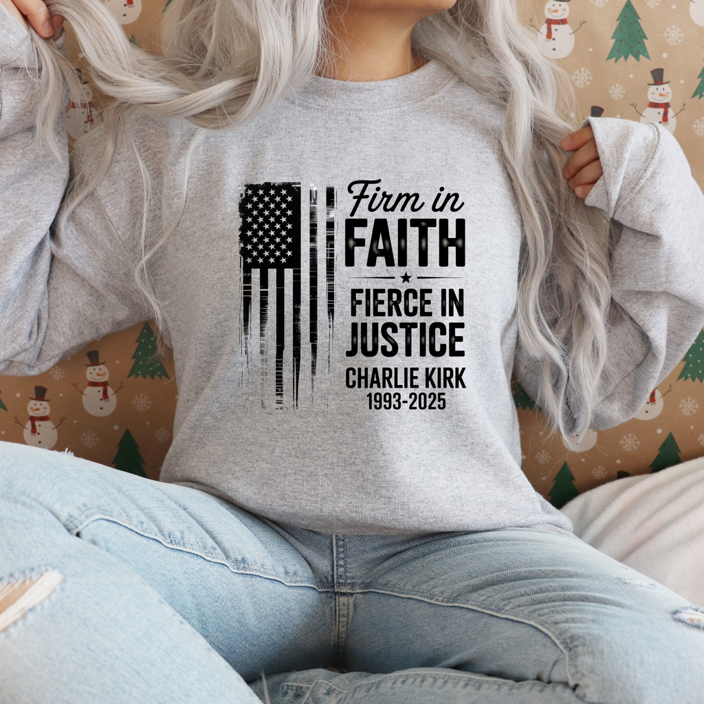 Firm in Faith Sweatshirt – Graphic Tee