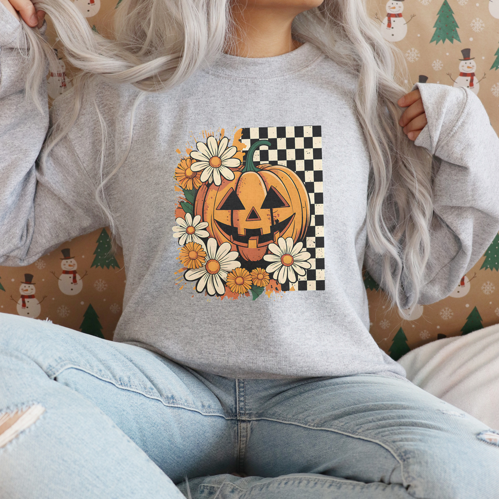 Daisy Pumpkin T-Shirt – Halloween Statement Tee