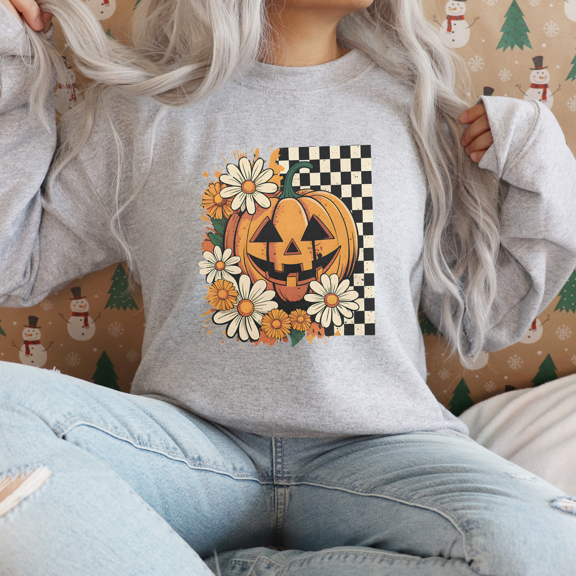 Daisy Pumpkin T-Shirt – Halloween Statement Tee