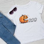 Pac Man Pumpkin T-Shirt – Halloween Statement Tee