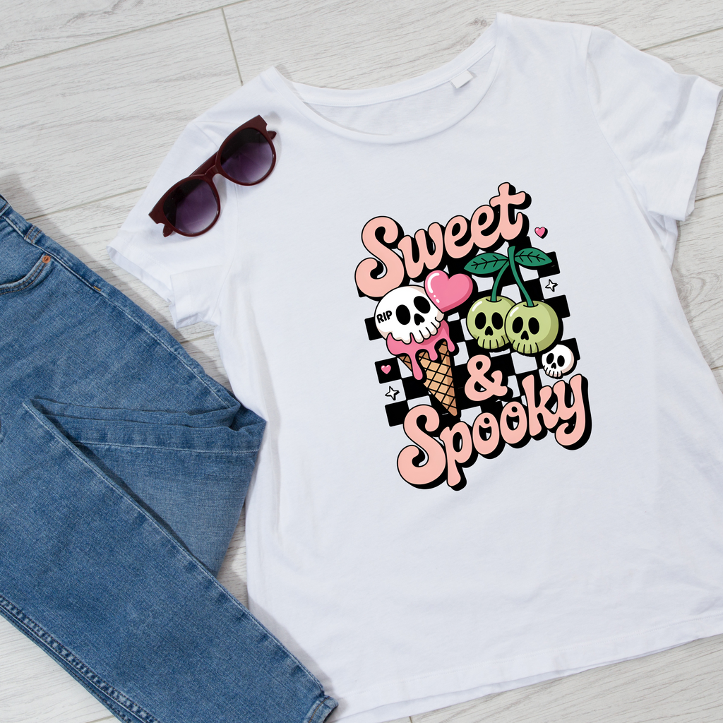 Sweet and Spooky T-Shirt – Halloween Statement Tee