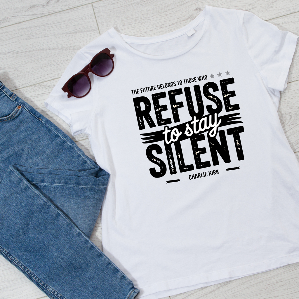 Refuse To Stay Silent Sweatshirt – Graphic Tee