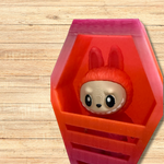 Labubu-Inspired Coffin – 3D Printed Display Prop