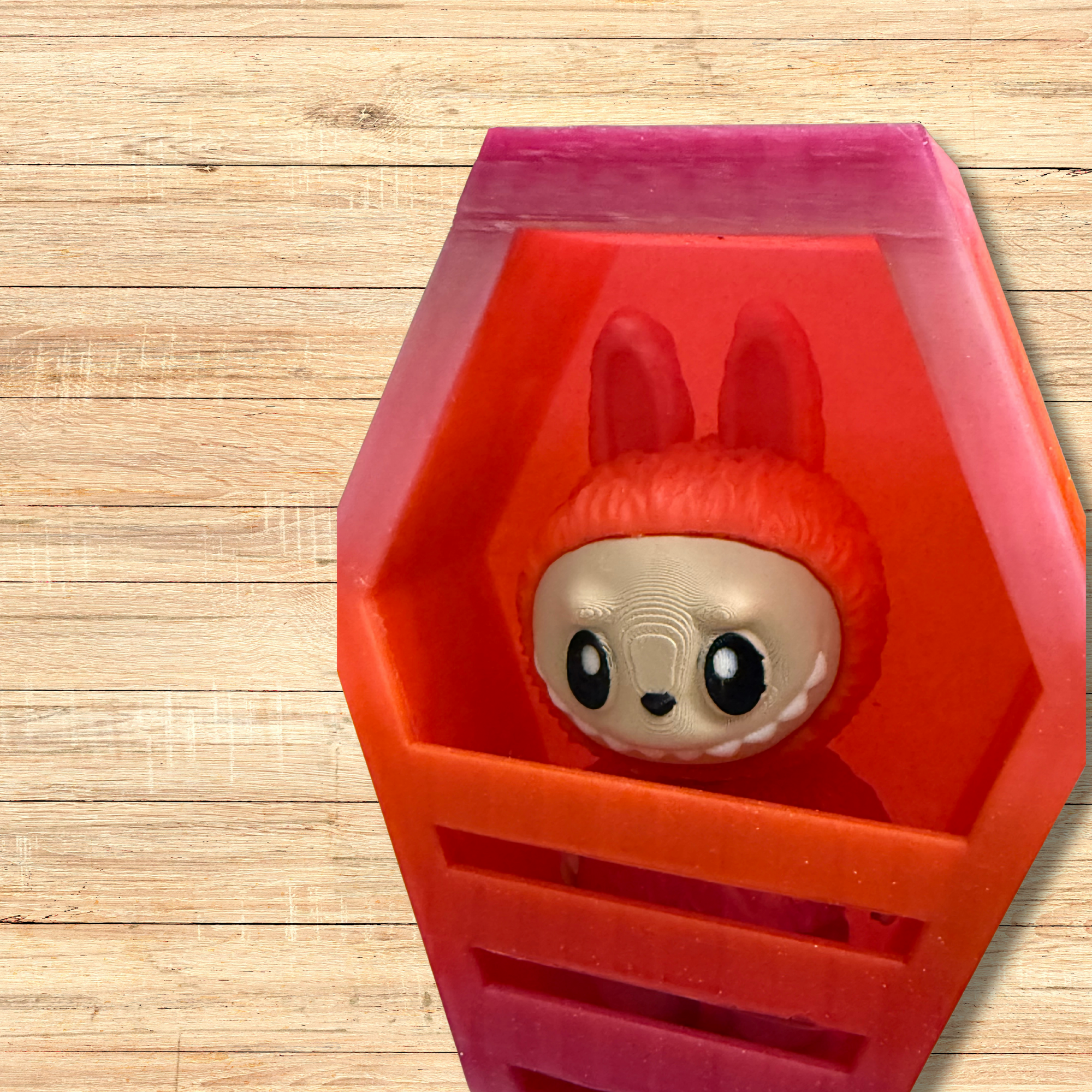 Labubu-Inspired Coffin – 3D Printed Display Prop