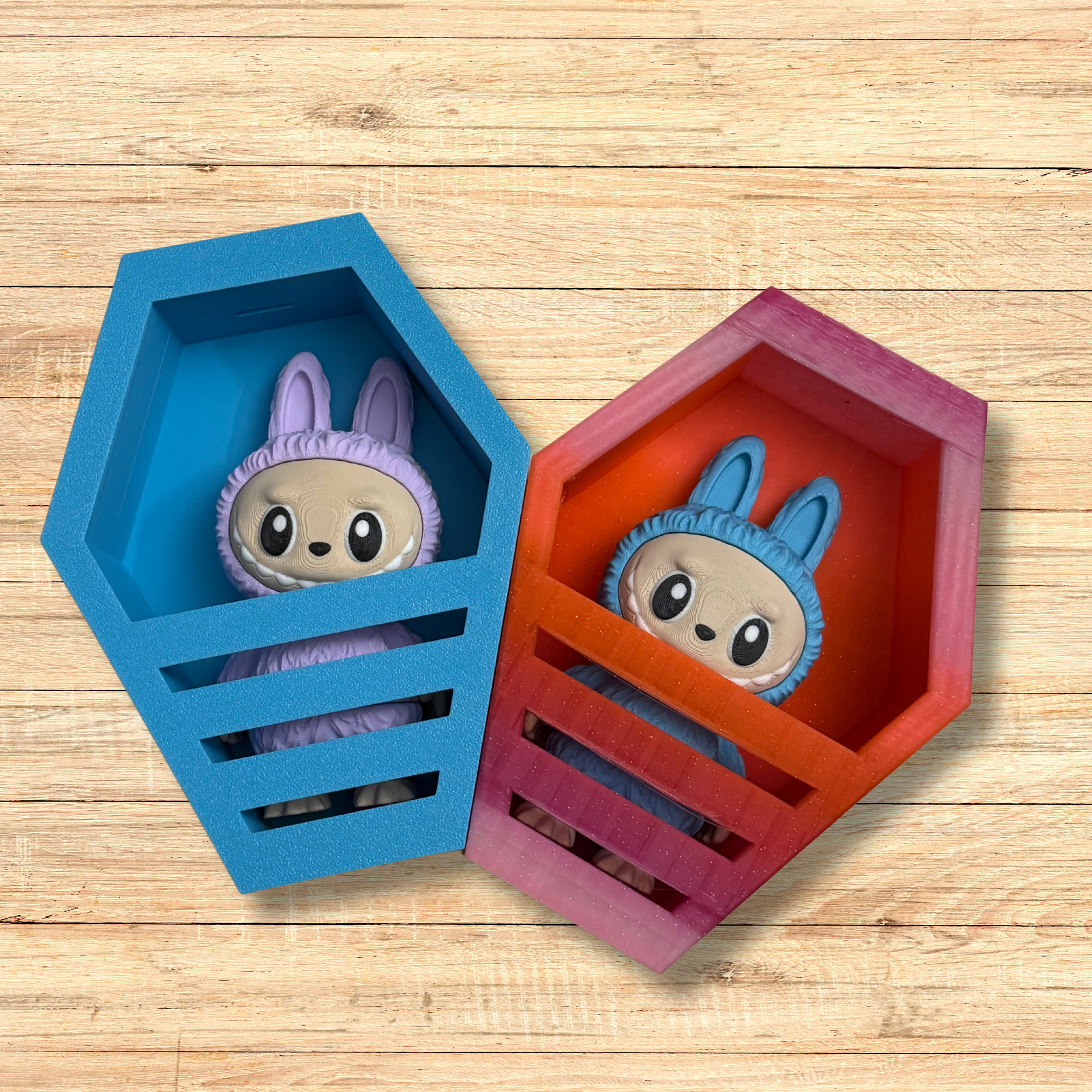 Labubu-Inspired Coffin – 3D Printed Display Prop