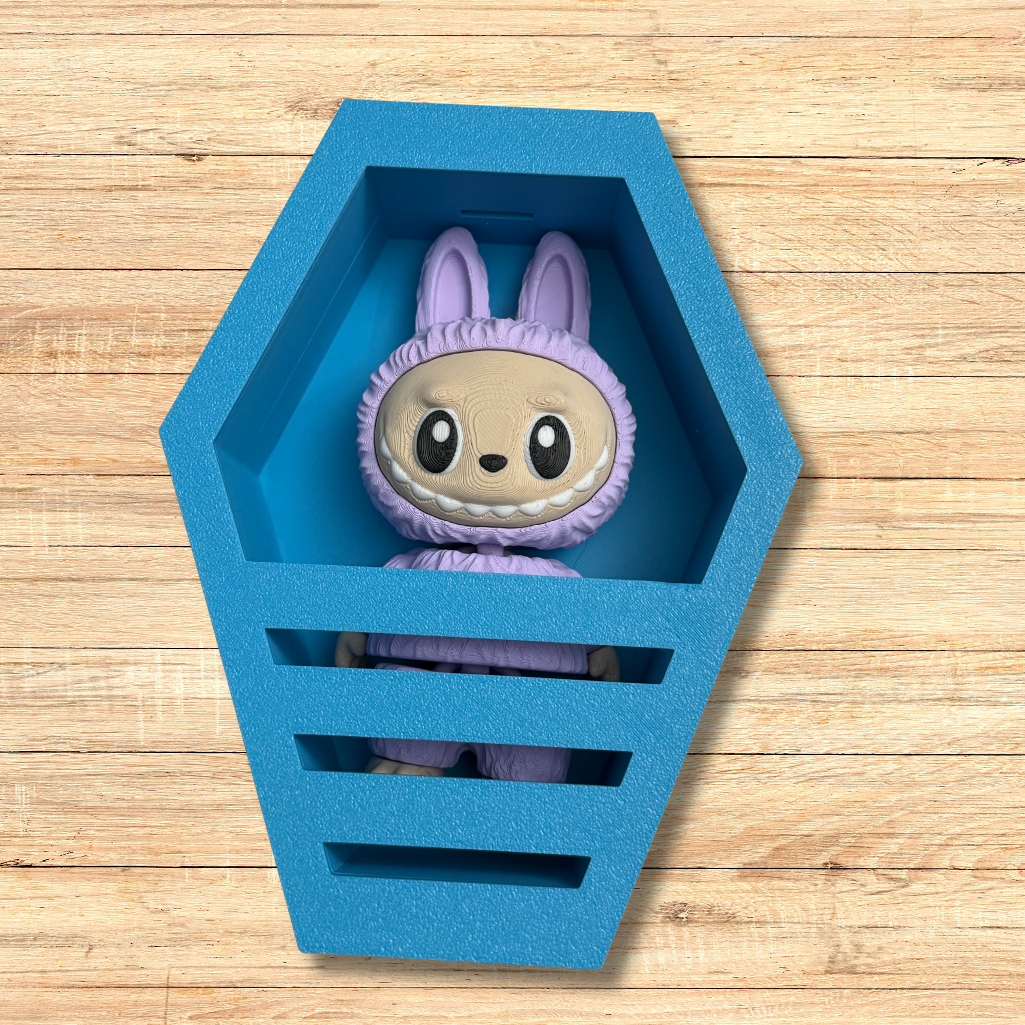 Labubu-Inspired Coffin – 3D Printed Display Prop