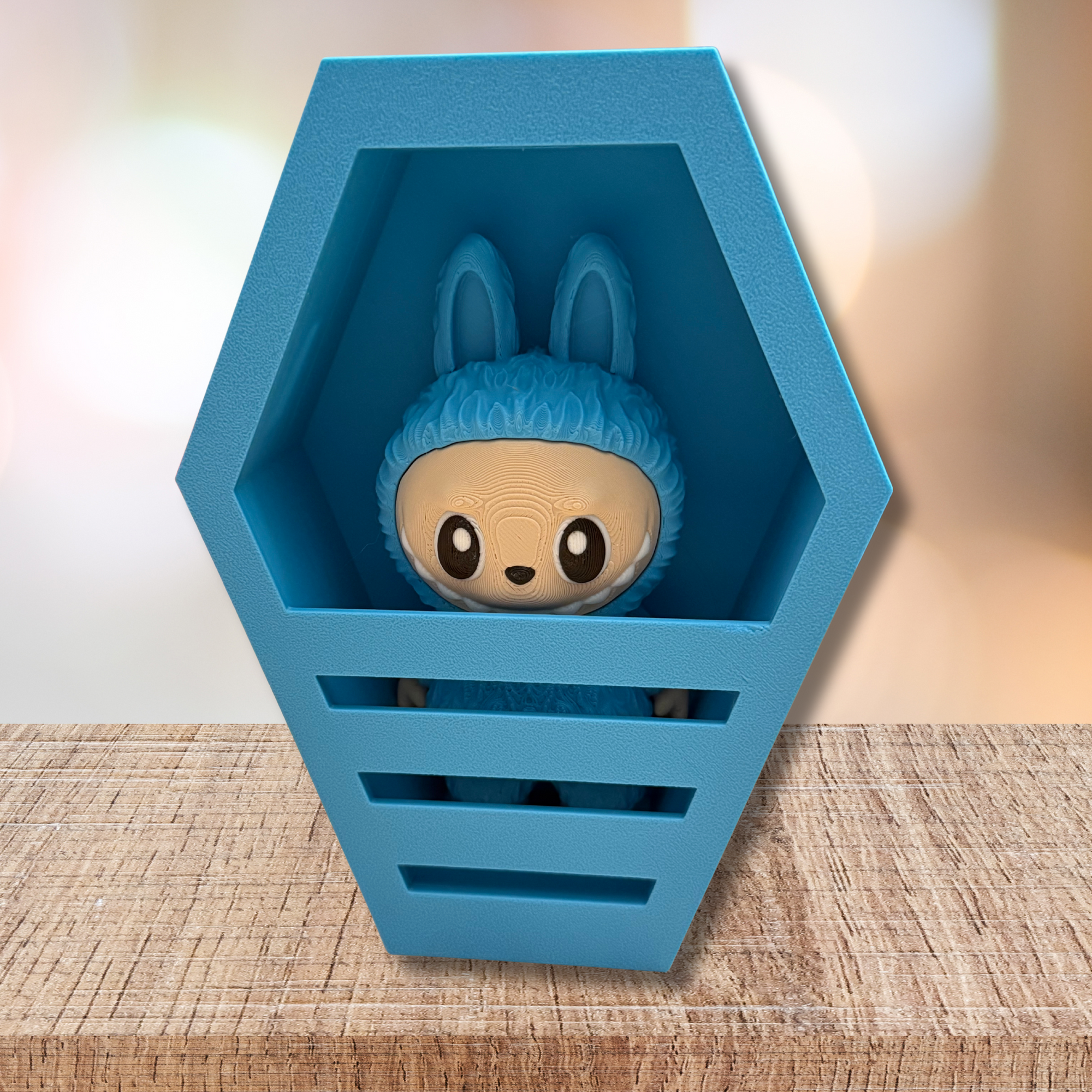 Labubu-Inspired Coffin – 3D Printed Display Prop