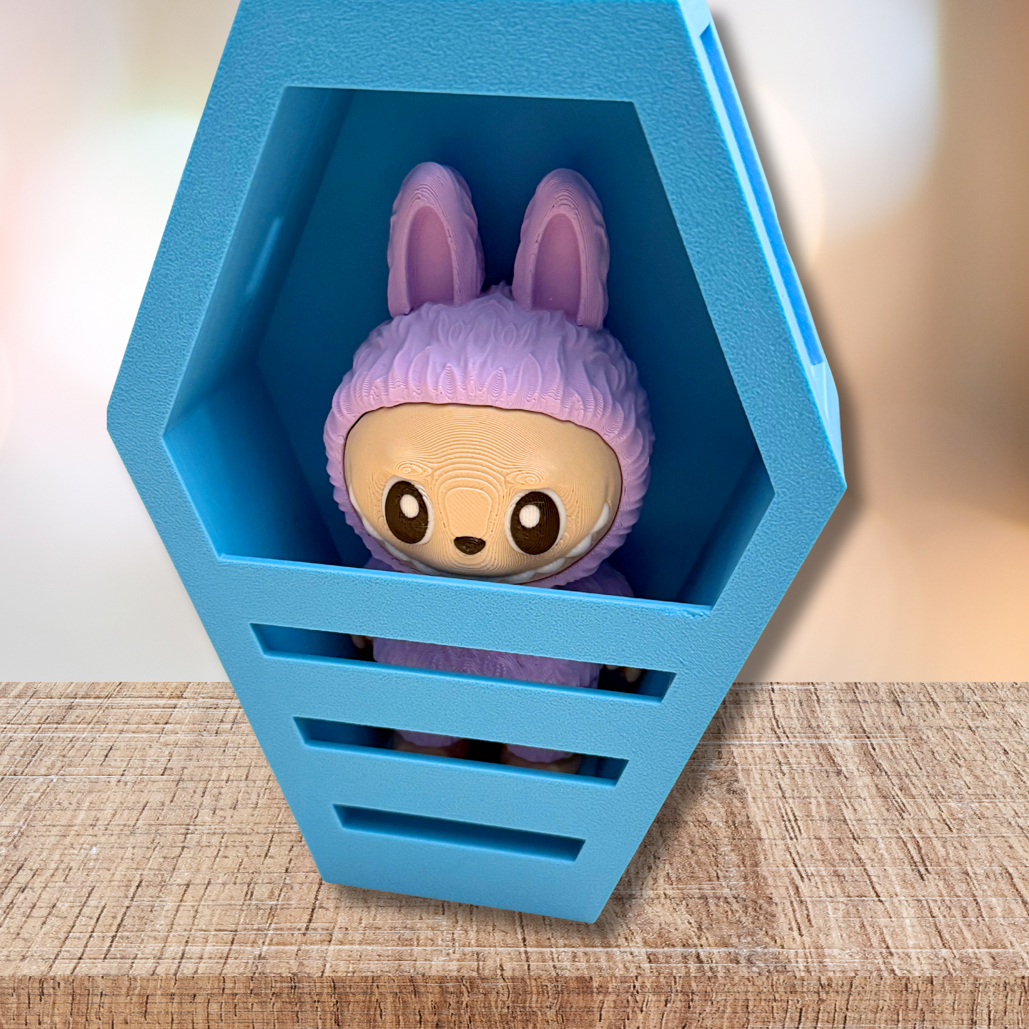 Labubu-Inspired Coffin – 3D Printed Display Prop